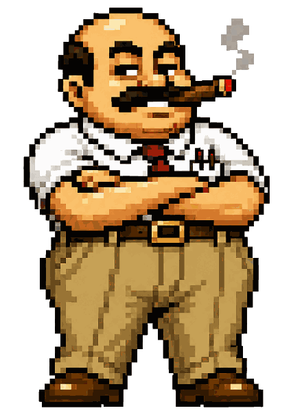 Bossman, arms crossed